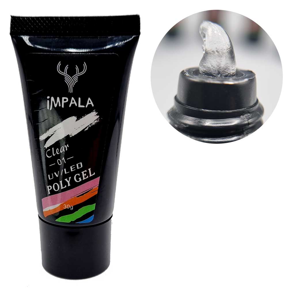 پلی ژل ناخن کلیر ایمپالا IMPALA