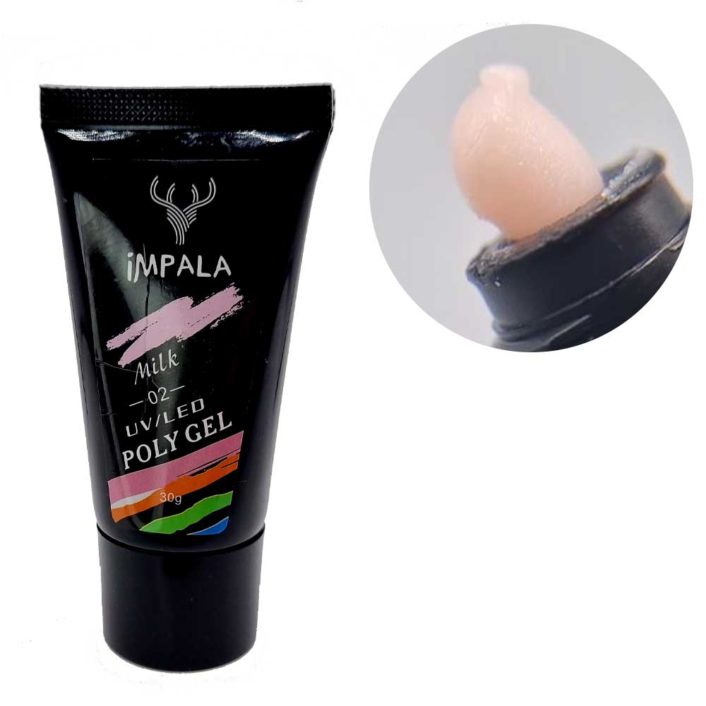 پلی ژل ناخن میلکی ایمپالا IMPALA
