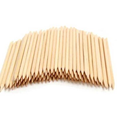عقب زن ناخن چوبی بسته 100 عددی