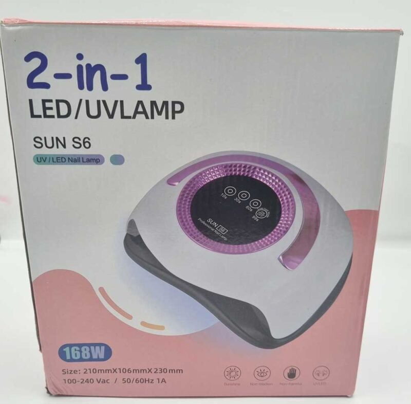دستگاه UV ال ای دی سان 168 وات مدل S6 - sun168 hj