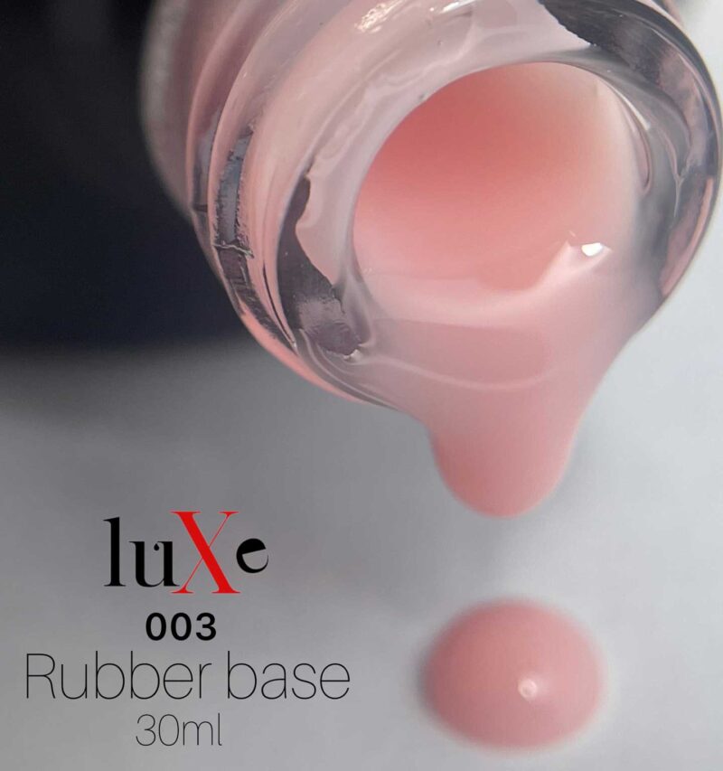 رابر بیس ناخن لوکسی رنگ صورتی 30 میل RB03 - کد 3