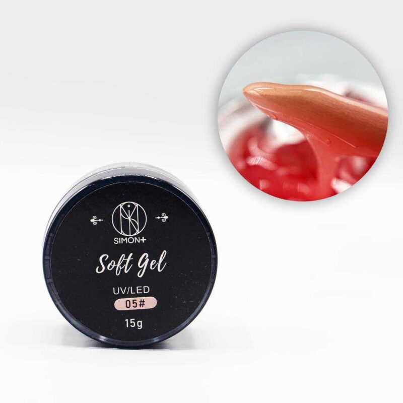 بیلدر ژل کاشت ناخن سیمون سافت 15 میل - ژل سیمون 5