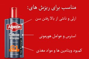 شامپو آلپسین کافئین C1 اورجینال - شامپو ضد ریزش الپسین min
